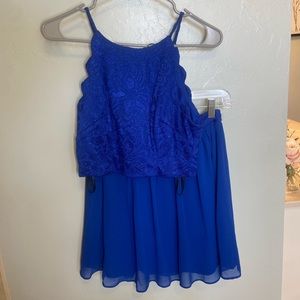 Juniors Two-Piece Formal Dress